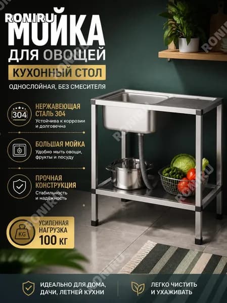 RONIRU Садовая кухня,76х43х78см