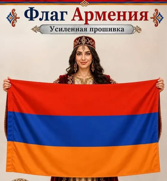 Флаг Армения, баннер, фон для декора, мероприятий