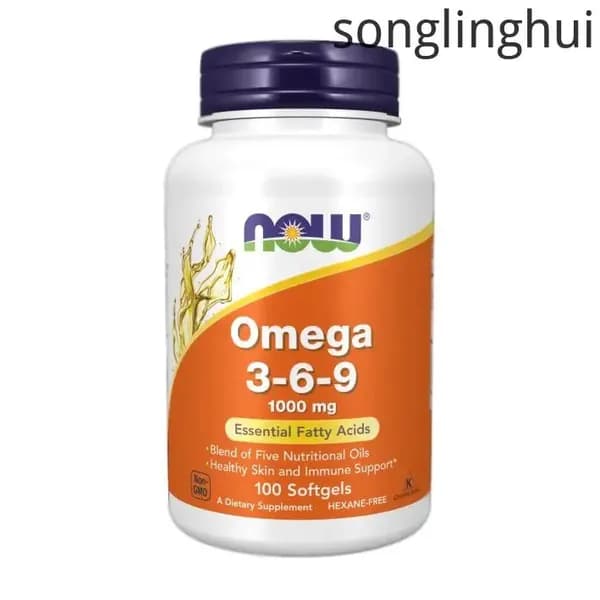 Омега 3-6-9 NOW Omega 3 6 9 1000 мг, 100 гелевых капсул