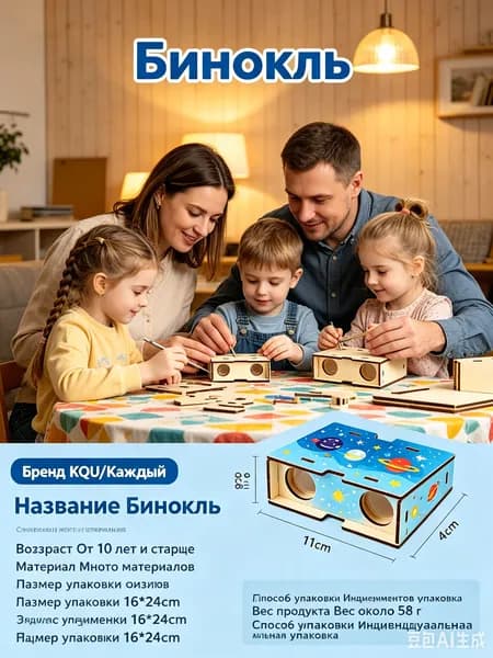 Набор для научных экспериментов, детские развивающие игрушки, упаковочные материалы ручной работы
