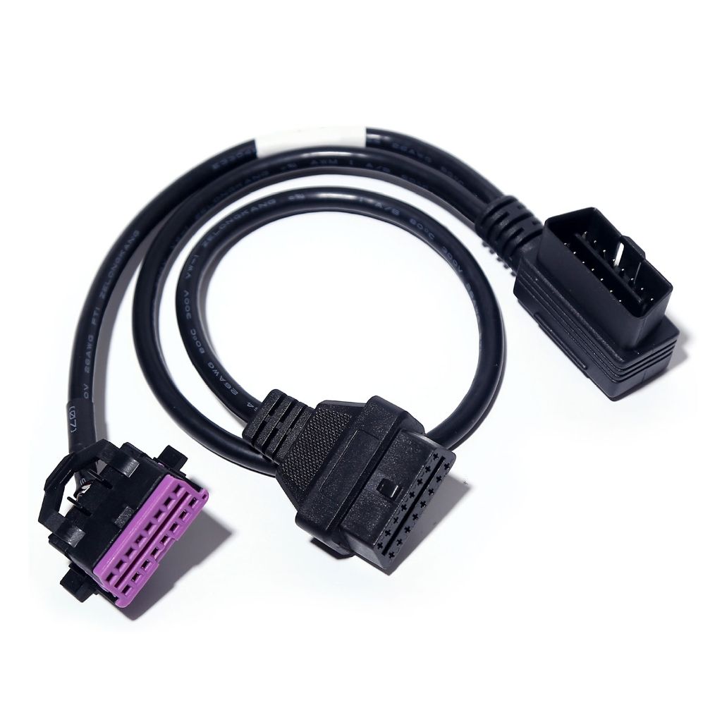 Удлинитель OBD2 Splitter 16-Контактный Разъем Длиной 50 см С ПВХ Покрытием для