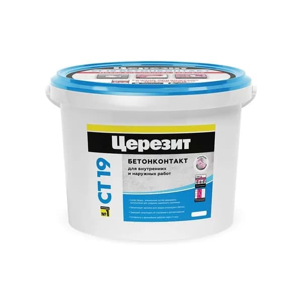 Бетонконтакт Церезит CT 19 (3кг) летняя формула