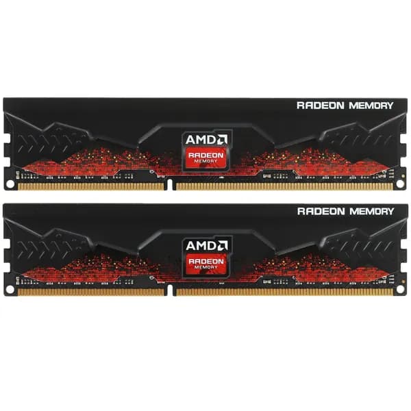 AMD Оперативная память RADEON 16GB DDR3 1600 U-DIMM 2x8GB DDR3, 1600 МГц, 2 x 8 ГБ (R5S316G1601U2K)