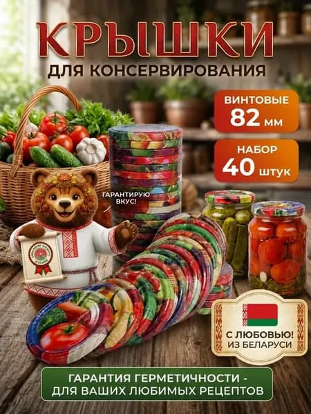 Крышки винтовые для консервирования закаточные