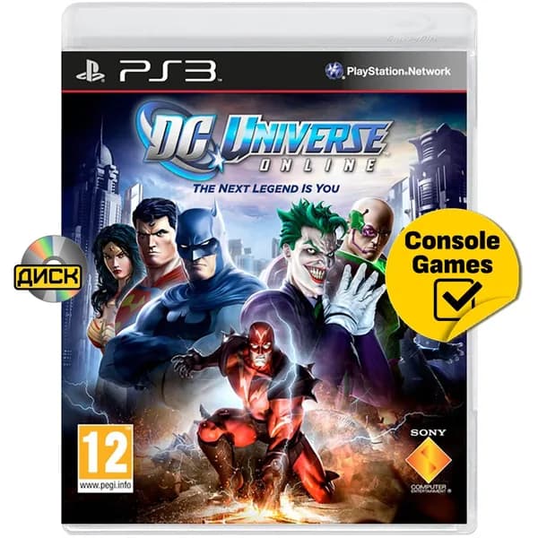 Игра PS3 DC Universe Online (английская версия) (PlayStation 3, Английская версия)