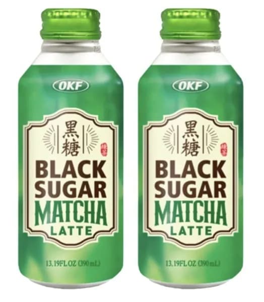 Кофейный напиток OKF Black Sugar Matcha Latte (Корея) 390 мл х 2 шт