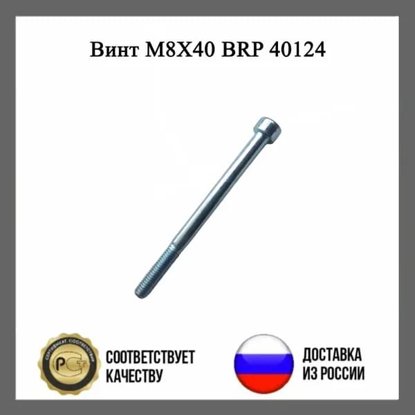 Винт М8Х40 BRP 40124