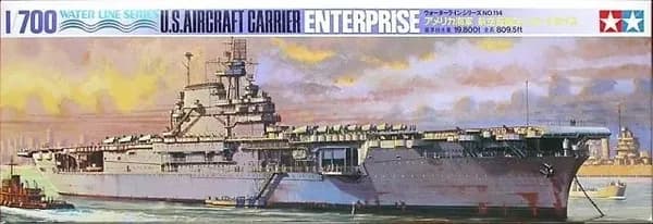 Tamiya 77514 1/700 Модель комплекта авианосец США USS Enterprise CV-6 Big E