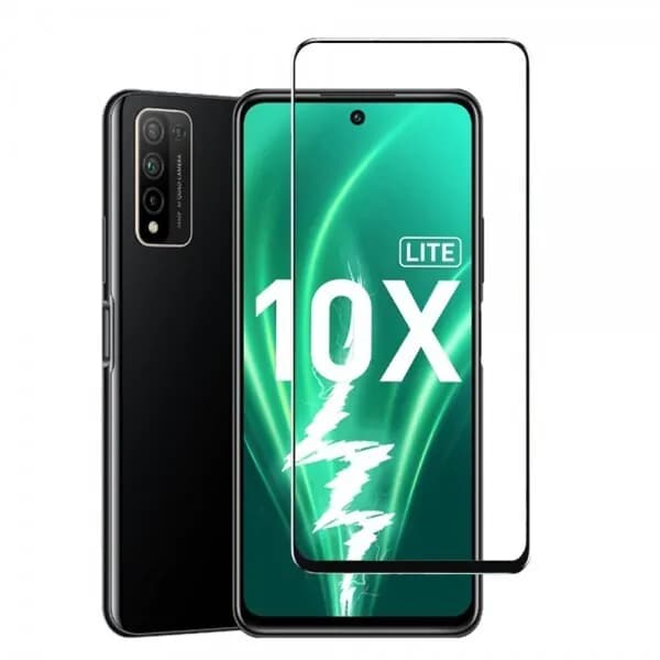 Защитное стекло для Honor 10X Lite / P Smart (2021) / Y7A противоударное / закаленное / полноэкранное