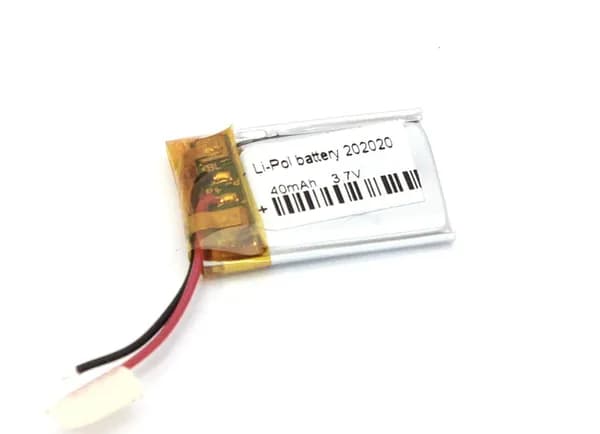 Аккумулятор Li-Pol (батарея) 2*20*20мм 2pin 3.7V/40mAh