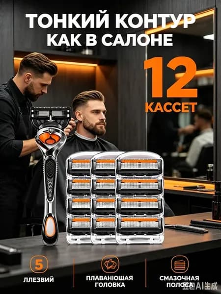 Бритва мужская подарочная станок для бритья мужской