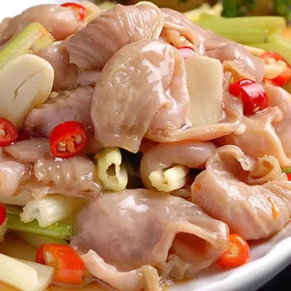 Рыбьи желудки, свежий сом, субпродукты, для хот-пота