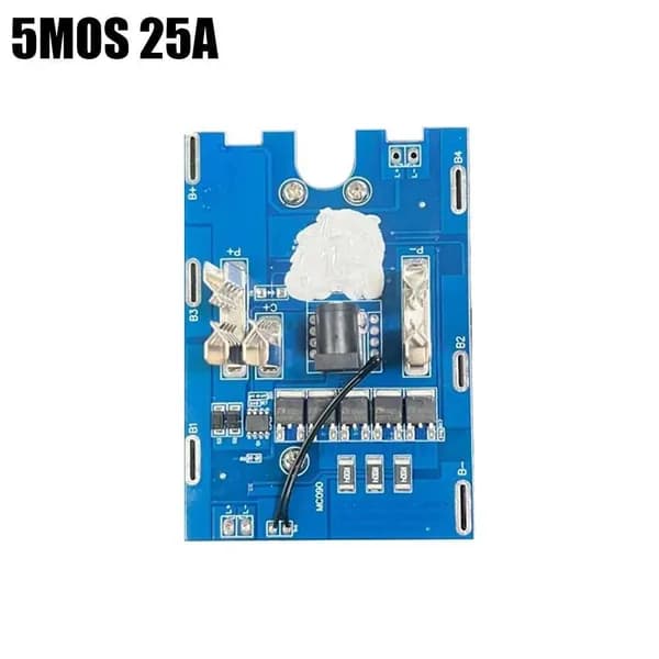 Плата защиты аккумулятора Makita 18650 21 В, 5-жильная, 6MOS 3, сплав, с регулировкой температуры, медная фурнитура