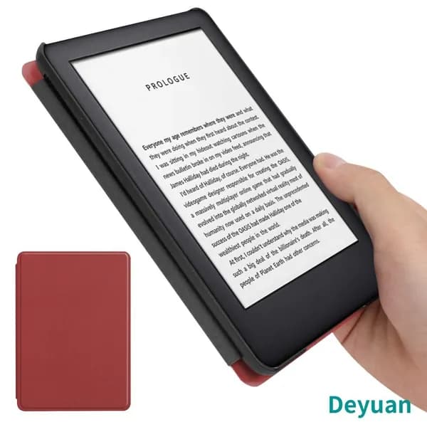 Чехол для Kindle Paperwhite 12-го поколения и Colorsoft Signature Edition (7"), винил, бордовый