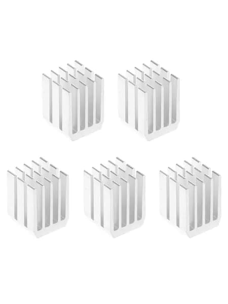 Радиатор алюминиевый 9x9x12мм 5шт, Белый