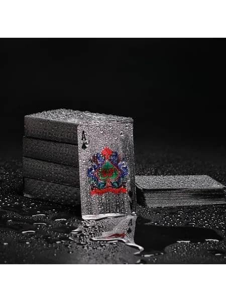 Карты Неоновые Игральные 54 Шт, / Подарочные Для Покера, Карточных Игр,водонепроница