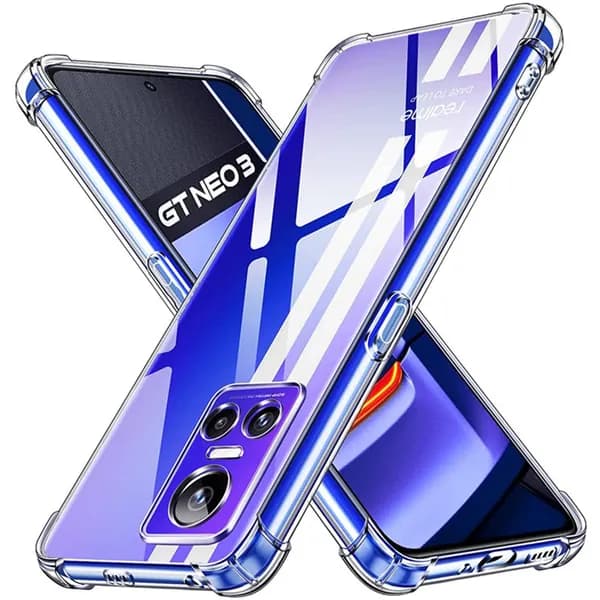 чехол для Realme GT Neo3 5G case Realmi GT Neo 3, мягкие прозрачные ударопрочные силиконовые чехлы для телефона, реалми gt нео 3 чехол с усиленными углами и защитой камер на реалми гт нео 3