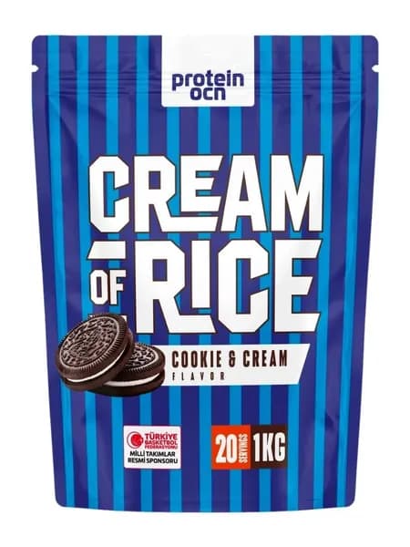 Protein Ocean Cream Of Rice, Рисовая мука со вкусом печенья и сливок, 1 кг, 20 порций