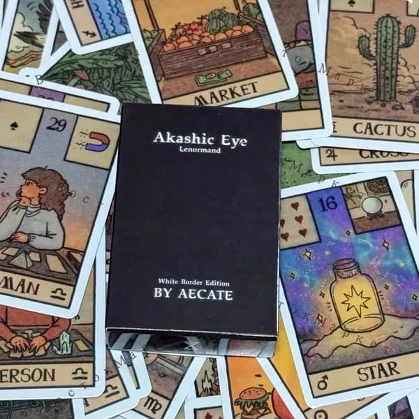 Карты оракула Ленорман "Глаз Акаши",Akashic Eye Lenormand oracle cards