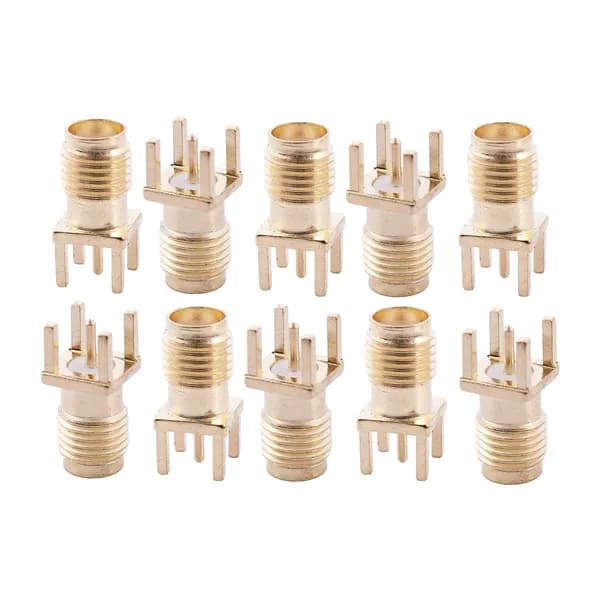 10x SMA Female Jack паяный PCB монтаж прямой RF разъем золото