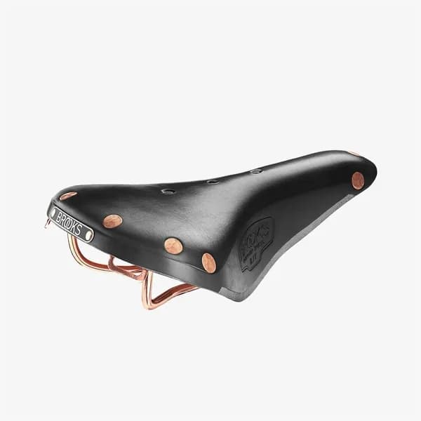 Велосипедное седло с медными клепками BROOKS ENGLAND B 17 SPECIAL черное