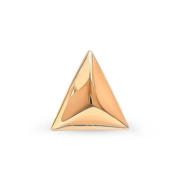 Моносерьга женская из красного золота 375 пробы 585GOLD