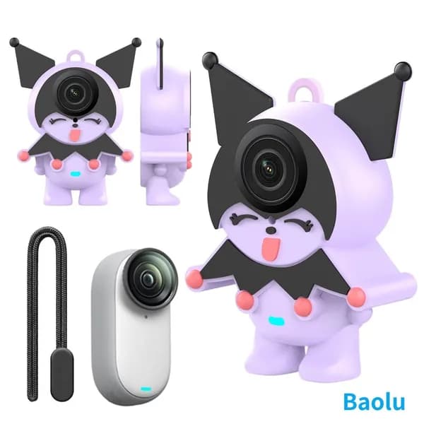 Чехол для экшн-камеры Insta360 GO3S и GO3 из силикона с рисунком Куроми