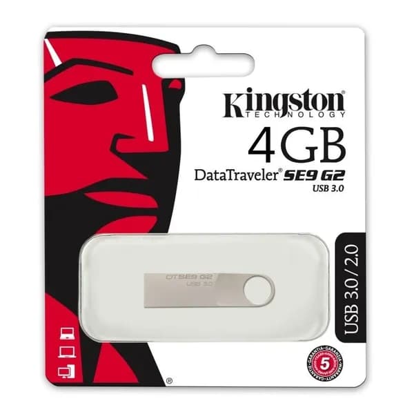 Флешка USB 2.0 4Gb - Flash накопитель / Внешний флеш-диск / для компьютера и ноутбука