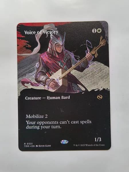 Портативные карты MTG Настройка и прокси Высокое качество без фольги Голос Победы