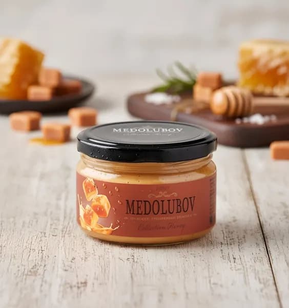 Медовое суфле с Солёной Карамелью "Medolubov" 250мл