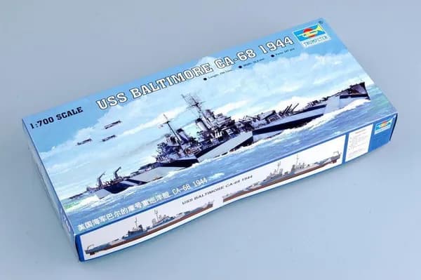 Trumpeter 05725 1/700 USS Baltimore CA-68 1944 сборная модель корабля