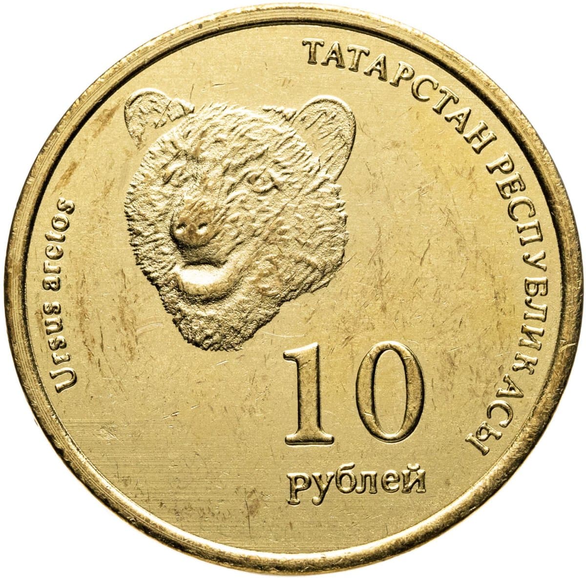 Жетон 10 рублей 2013 "Татарстан - Медведь"