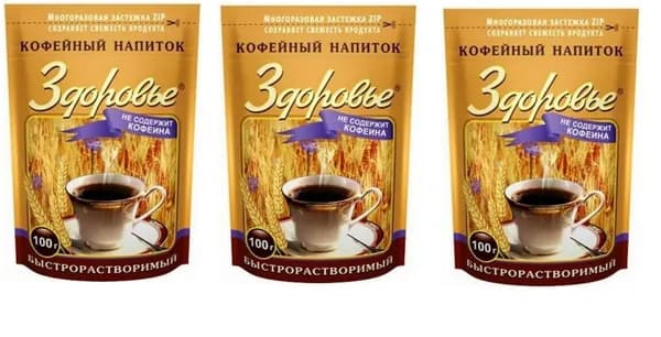 Здоровье Злаковый напиток порошок , 100г, 3шт