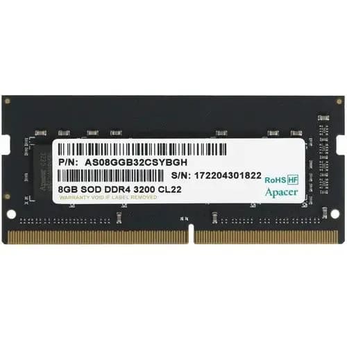 Apacer Оперативная память DDR4, 3200 МГц, 1 x 8 ГБ (ES.08G21.GSH)