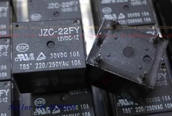 реле DIP5 10A JZC-22FY 012-1Z 12VDC T73-1C-12V