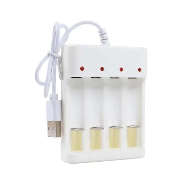 Зарядное Устройство USB с 4/6/8 Слотами для Быстрой зарядки аккумуляторов AAA/AA