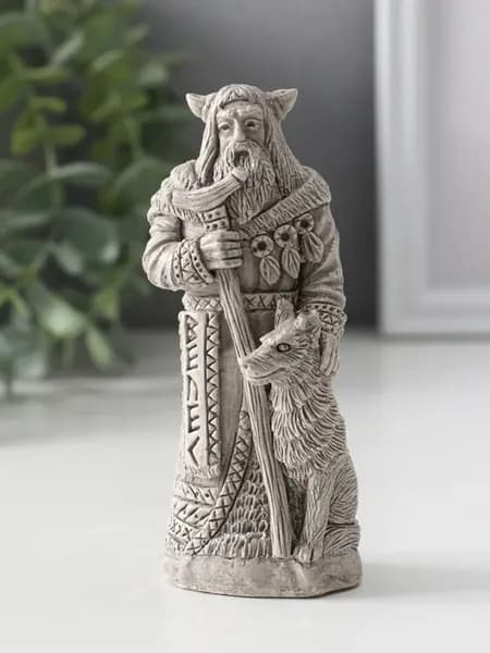 Фигурка славянский бог «Велес», 11×5×4 см, серая