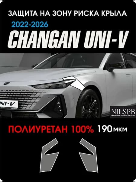 Changan UNI-V Защита на зону риска крыла из полиуретана
