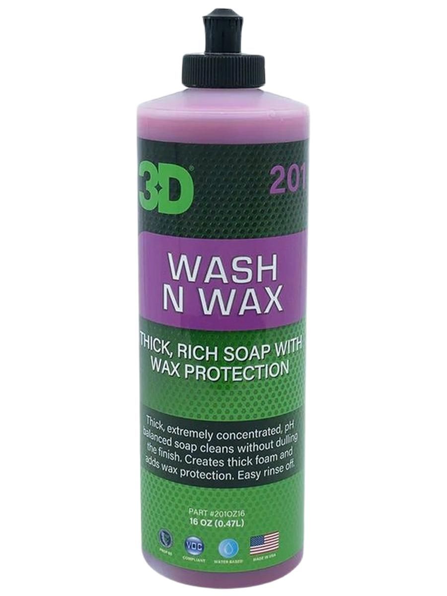 Автошампунь активная пена с воском Wash N Wax 16oz (470мл)