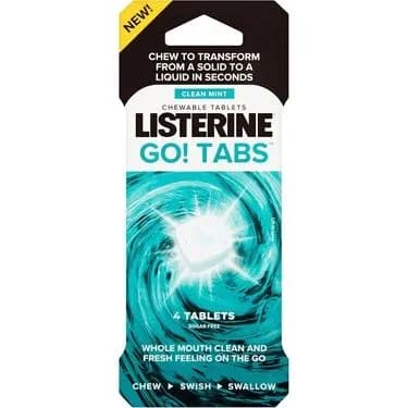 Listerine Go Tabs 4 Капсулы