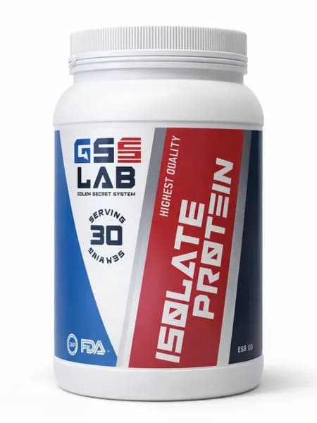 GSS Lab Isolate Whey Изолят сывороточного белка 900 грамм со вкусом Ванильное мороженое