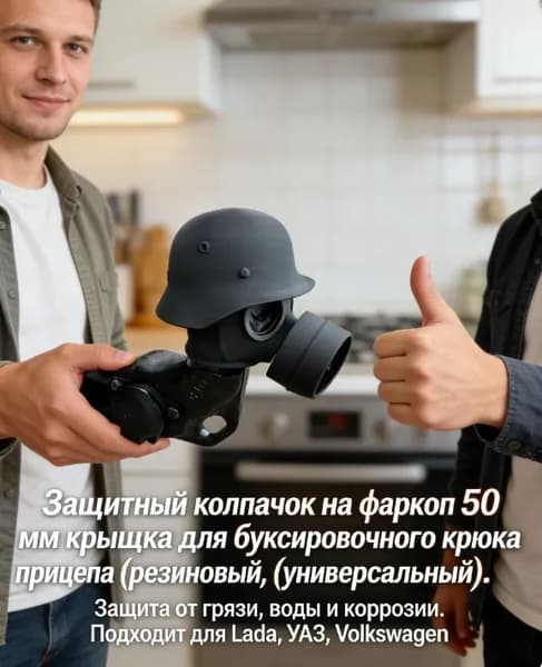 Эксклюзивный кожух для крюка прицепа, защитное устройство