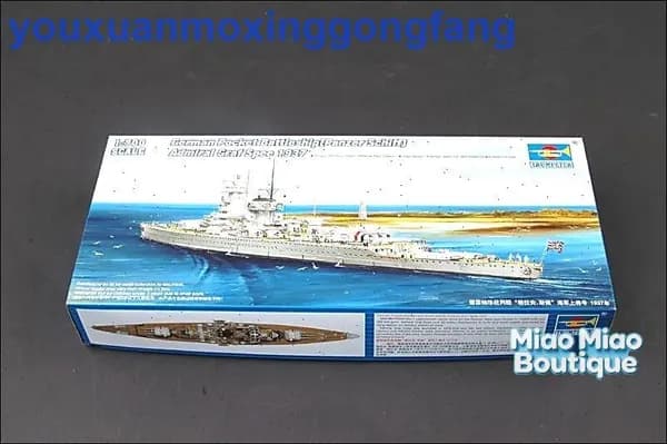 Trumpeter 1/700 05773 Немецкий адмирал граф Шпее 1937 сборная модель корабля