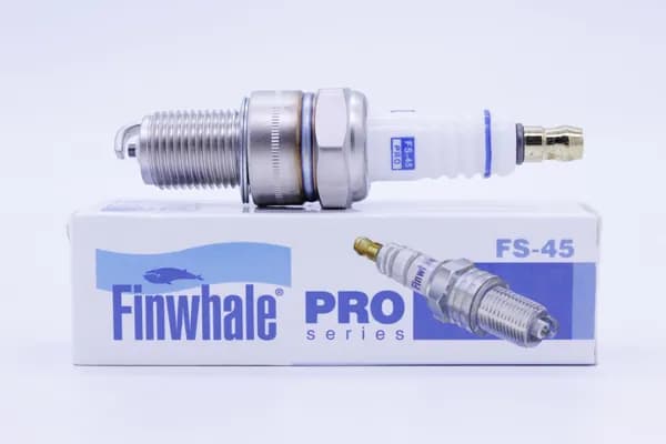 Свеча зажигания, 1 шт. FINWHALE FS45 (аналог NGK BPR6E V-line 2 / 2268 / 6464 и DENSO W20EPR-U / 3047) для ЛАДА/ВАЗ 2101-2108 карб, НИВА (2121, 2131) / SUZUKI Swift / MAZDA 323, 626 / DAEWOO Nexia / CHEVROLET Aveo, Lanos / MITSUBISHI Lancer, L200
