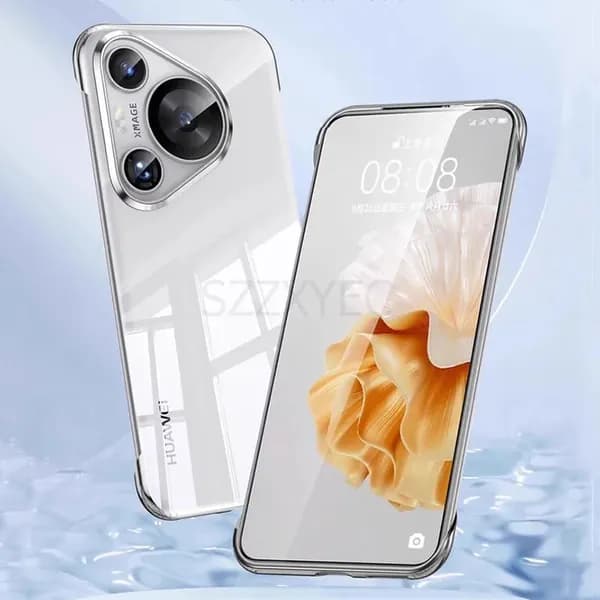 Бескаркасный тонкий Прозрачный Жесткий чехол-накладка для Huawei Pura 70Pro Plus
