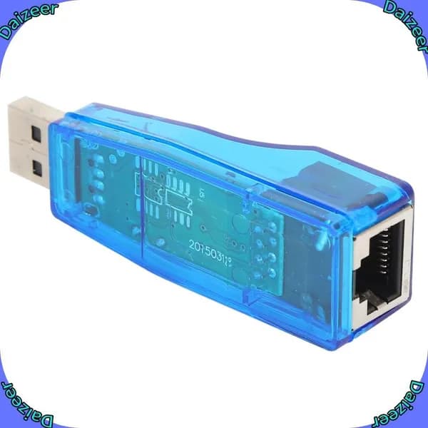 USB Сетевая Карта, Быстрая, Подключаемая для Ноутбука и ПК