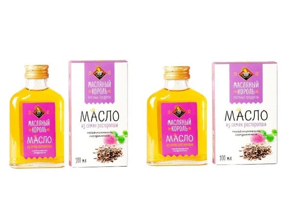 МАСЛЯНЫЙ КОРОЛЬ Масло, расторопши, 0,1 л 2 шт