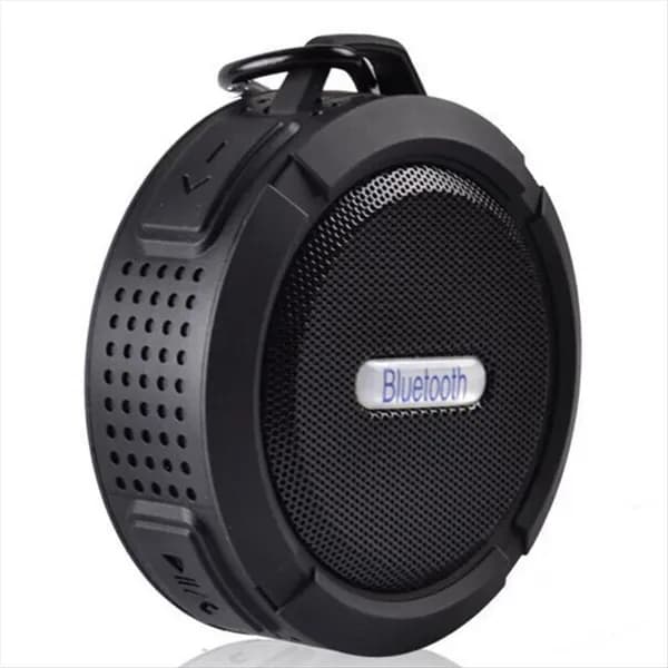 Водонепроницаемая портативная bluetooth-колонка для улицы, беспроводная мини-колонка для душа/путешествий, для спорта, бассейна и пляжа, черная