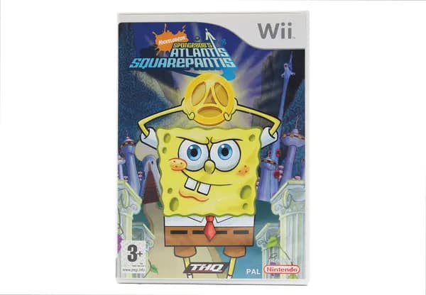 SpongeBob's Atlantis SquarePantis (Nintendo Wii) Винтаж