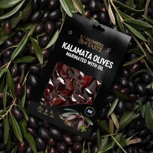 Оливки Каламата с травами Premiere of Taste 150г